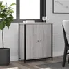 Image de Buffet sonoma gris 70x30x80 cm bois d ingénierie
