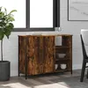 Image de vidaXL Buffet chêne fumé 100x33x75 cm bois d'ingénierie 835551