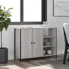 Image de vidaXL Buffet sonoma gris 100x33x75 cm bois d'ingénierie 835552
