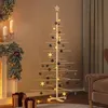 Image de vidaXL Arbre de Noël en bois pour décoration 180 cm bois massif de pin 357991