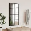Image de vidaXL Miroir mural noir 40x80 cm rectangulaire fer 358644