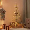 Image de vidaXL Arbre de Noël en métal pour décoration noir 140 cm 359601