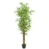 Image de vidaXL Kunstplant bamboe 1288 bladeren 180 cm groen358970