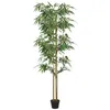 Image de vidaXL Kunstplant bamboe 988 bladeren 150 cm groen358977