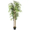 Image de Bambou artificiel 1095 feuilles 150 cm vert