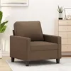 Image de vidaXL Fauteuil Marron 60 cm Tissu359150