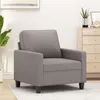 Image de Fauteuil Taupe 60 cm Tissu