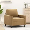 Image de vidaXL Fauteuil Marron 60 cm Velours