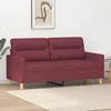Image de vidaXL Canapé à 2 Places, Sofa de Salon avec Accoudoirs et Oreillers de Dossier, Meuble de Salle de Séjour Intérieur, 359241