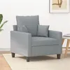 Image de Fauteuil Gris clair 60 cm Tissu