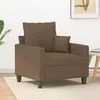 Image de vidaXL Fauteuil Marron 60 cm Tissu359254