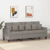 Image de Canapé à 3 places Taupe 180 cm Tissu