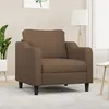 Image de vidaXL Fauteuil 60 cm stof bruin359346