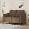 Image de vidaXL Canapé à 2 Places, Causeuse avec Accoudoirs, Siège avec Dossier Rembourré, Meuble de Salon Salle de Séjour, Moderne, 359354