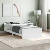 Image de Cadre de lit sans matelas blanc 90x200 cm bois d ingénierie