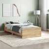 Image de vidaXL Cadre de lit chêne sonoma 90x200 cm bois d'ingénierie 835927
