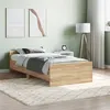 Image de Cadre de lit sans matelas chêne sonoma 90x190 cm
