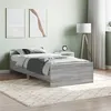 Image de Cadre de lit sans matelas sonoma gris 90x190 cm