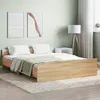 Image de Cadre de lit sans matelas chêne sonoma 140x200 cm