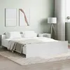 Image de vidaXL Cadre de lit avec tête de lit-pied de lit blanc 150x200cm 3203754