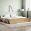 Image de Cadre de lit sans matelas chêne sonoma 180x200 cm