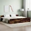 Image de vidaXL Cadre de lit tête de lit et pied de lit chêne fumé 180x200 cm 3203772