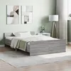 Image de Cadre de lit sans matelas sonoma gris 120x190 cm