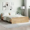 Image de Cadre de lit sans matelas chêne sonoma 140x190 cm