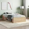Image de vidaXL Cadre de lit chêne sonoma 90x190 cm 3203840