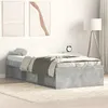 Image de vidaXL Cadre de lit gris béton 75x190 cm petit simple 3203848