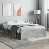 Image de vidaXL Cadre de lit gris béton 120x200 cm 3203855