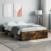 Image de vidaXL Cadre de lit chêne fumé 120x200 cm 3203856