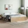 Image de Cadre de lit sans matelas chêne sonoma 160x200 cm