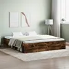 Image de vidaXL Cadre de lit chêne fumé 180x200 cm super king 3203884