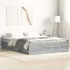 Image de vidaXL Cadre de lit sonoma gris 120x190 cm petit double 3203899