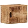 Image de vidaXL Table de chevet murale 40x30x25 cm bois de manguier massif, armoire de chevet flottante, armoire de chevet suspendue, unité de chevet murale