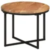 Image de vidaXL Table Basse, Table d'Appoint, Bout de Canapé, Table Larérale, Meuble de Salon Salle de Séjour Intérieur, Bois Massif 372740