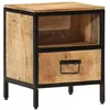 Image de Table de chevet 40x35x50 cm bois de manguier massif