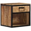 Image de vidaXL Table de chevet 40x35x40 cm bois de manguier massif 358913