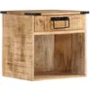 Image de vidaXL Table de chevet 40x30x37 cm bois de manguier massif358914