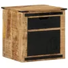 Image de vidaXL Table de chevet 45x40x45 cm bois de manguier massif 358915