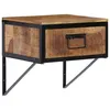 Image de vidaXL Table de chevet 40x35x40 cm bois de manguier massif, table de chevet, tiroir de chevet, table d'appoint, meuble de 358916