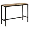 Image de Table de bar 150x55x107 cm bois de manguier massif brut