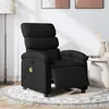 Image de vidaXL Fauteuil de massage, relaxation électrique réglable tissunoir