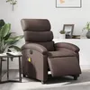 Image de vidaXL Fauteuil de massage, relaxation électrique similicuir marron