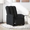 Image de vidaXL Fauteuil réglable électrique tissunoir
