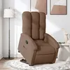 Image de vidaXL Fauteuil de relaxation inclinable tissu marron