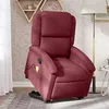 Image de vidaXL Fauteuil de relaxation inclinable tissu bordeaux
