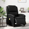 Image de vidaXL Fauteuil de massage, relaxation électrique similicuirnoir