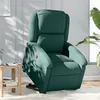 Image de vidaXL Fauteuil de relaxation inclinable velours vert foncé